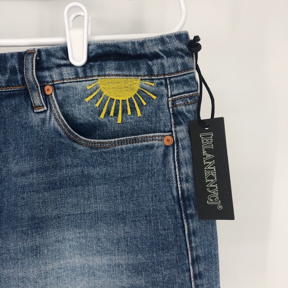 BLANK NYC NEW The Astor Cut-Off Shorts Rainbow 26 - Picture 5 of 7